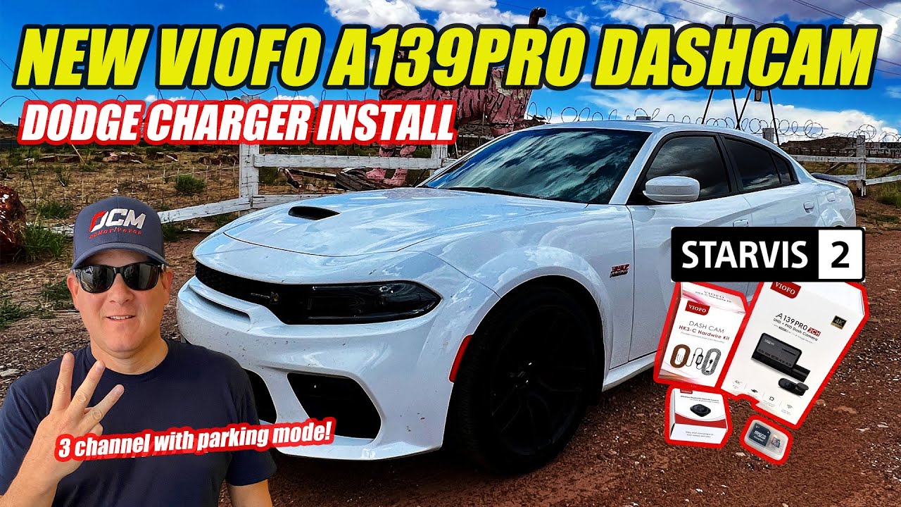 Обзор и установка VIOFO A139PRO в Dodge Charger или Challenger