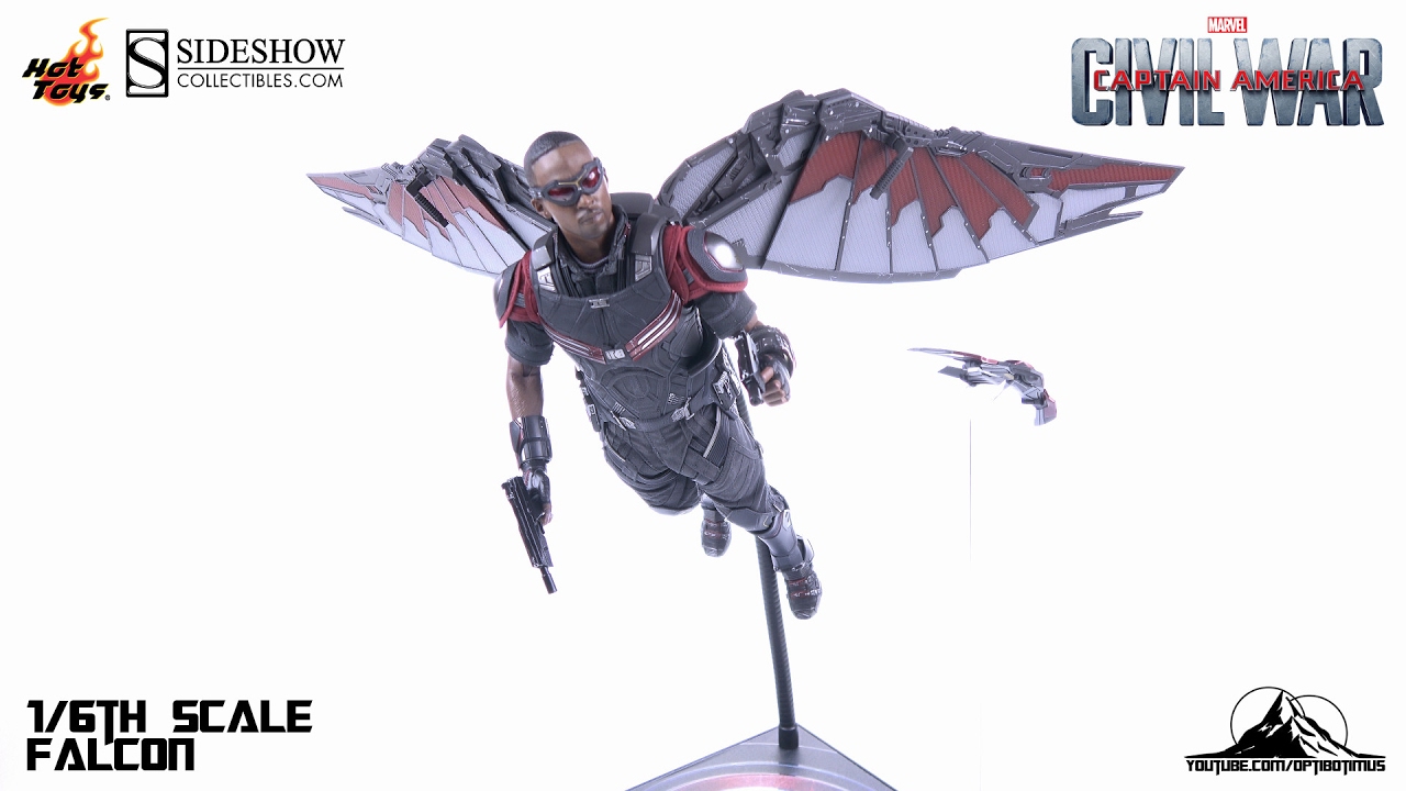 Optibotimus Review:  Hot Toys Captain America Civil War FALCON