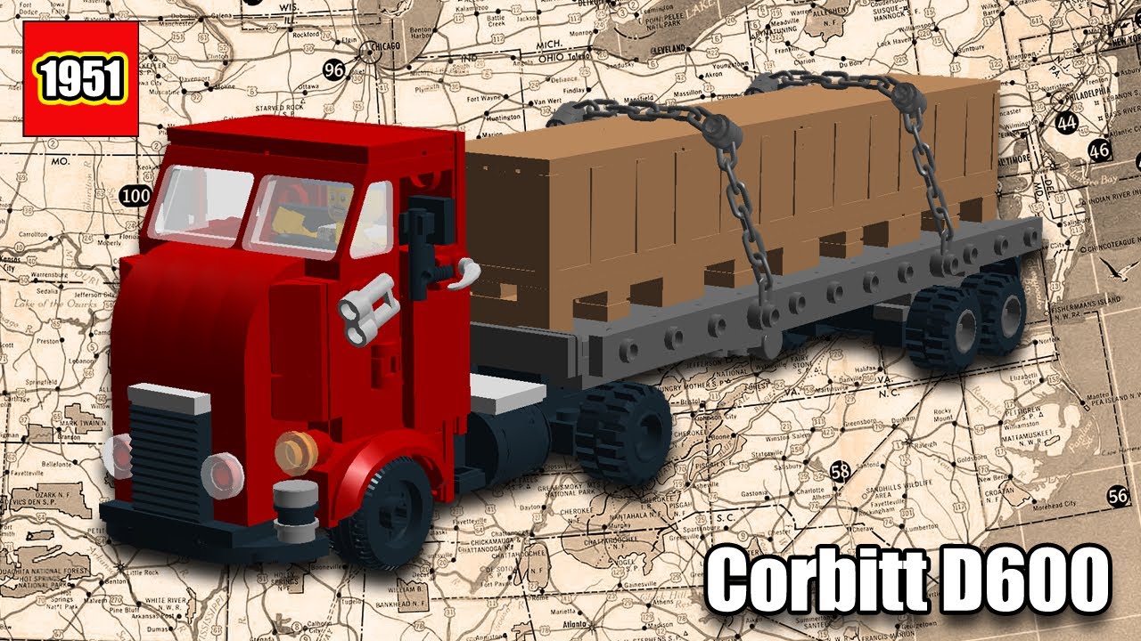 Corbitt D600 (1951) - LEGO Truck