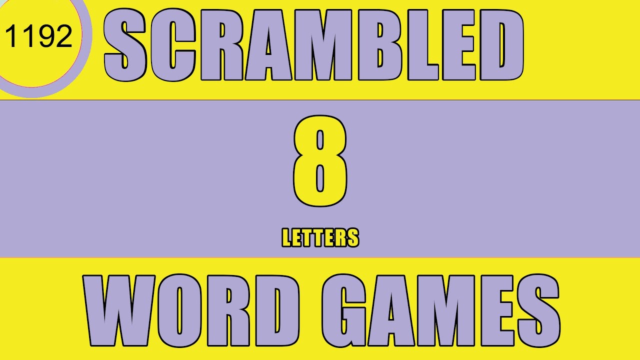 Scrambled Word Games-  | Can you guess all scrambled words? Jumbled Words| Guess the Word Games