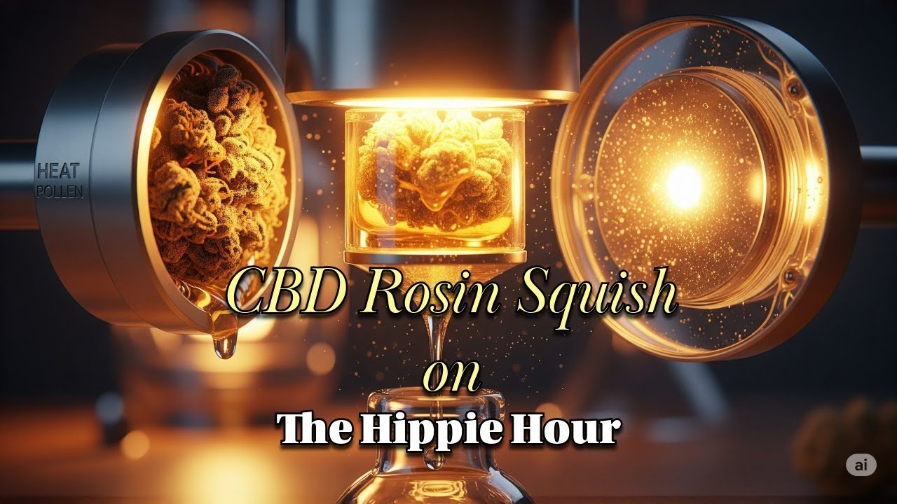 CBD Rosin Squish - on the Hippie Hour