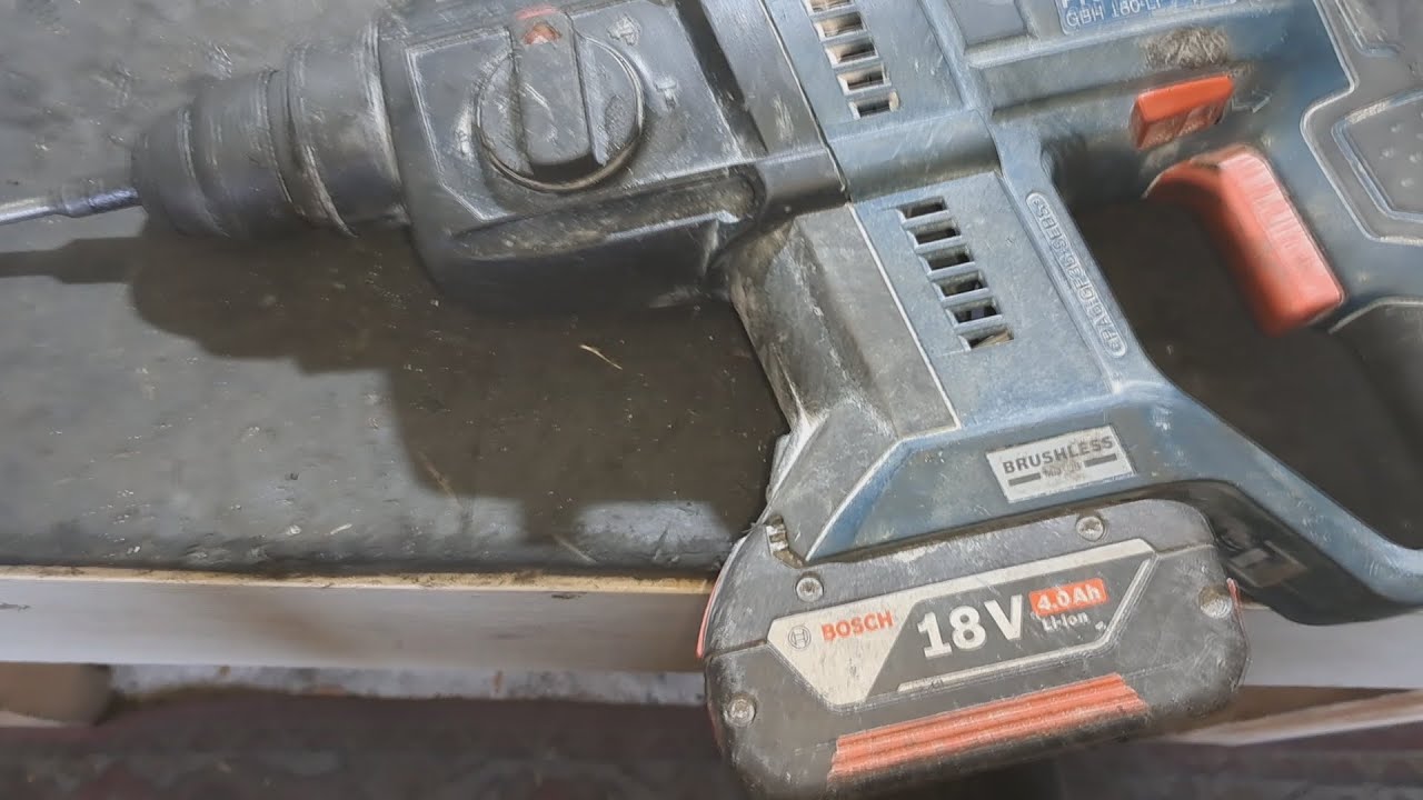 Аккумуляторный перфоратор Bosch GBH 180-Li перебои в работе.