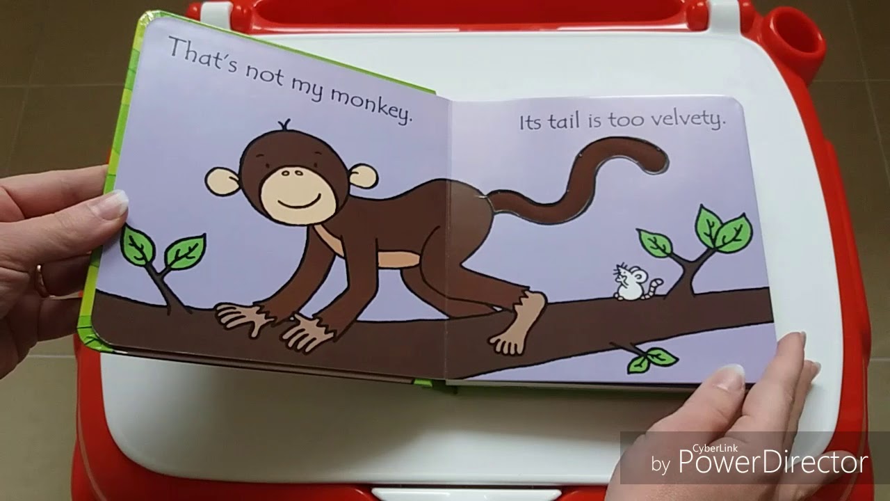 That's not my monkey... Usborne - Libro tattile cartonato per bambini