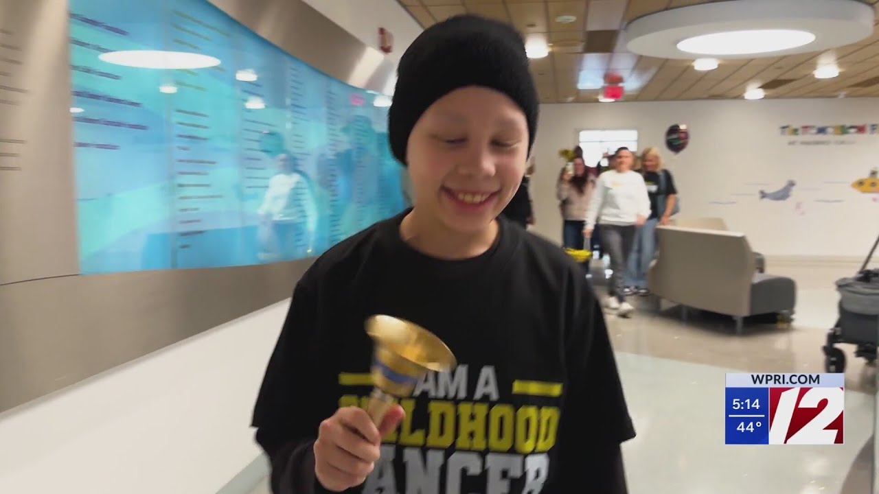 Как детская больница Hasbro отмечает последний день лечения онкологических больных