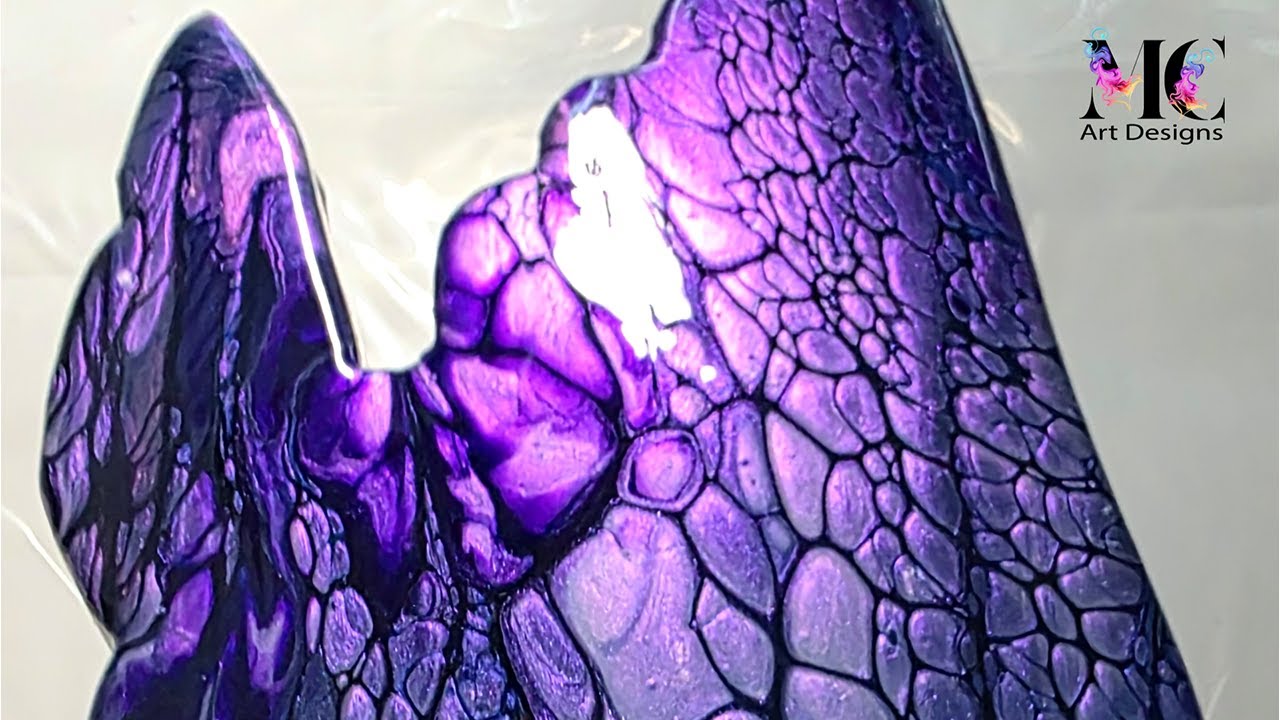 #57 How to Create a Color-Shift Bird ✨ Acrylic Pour Tutorial #fluidart