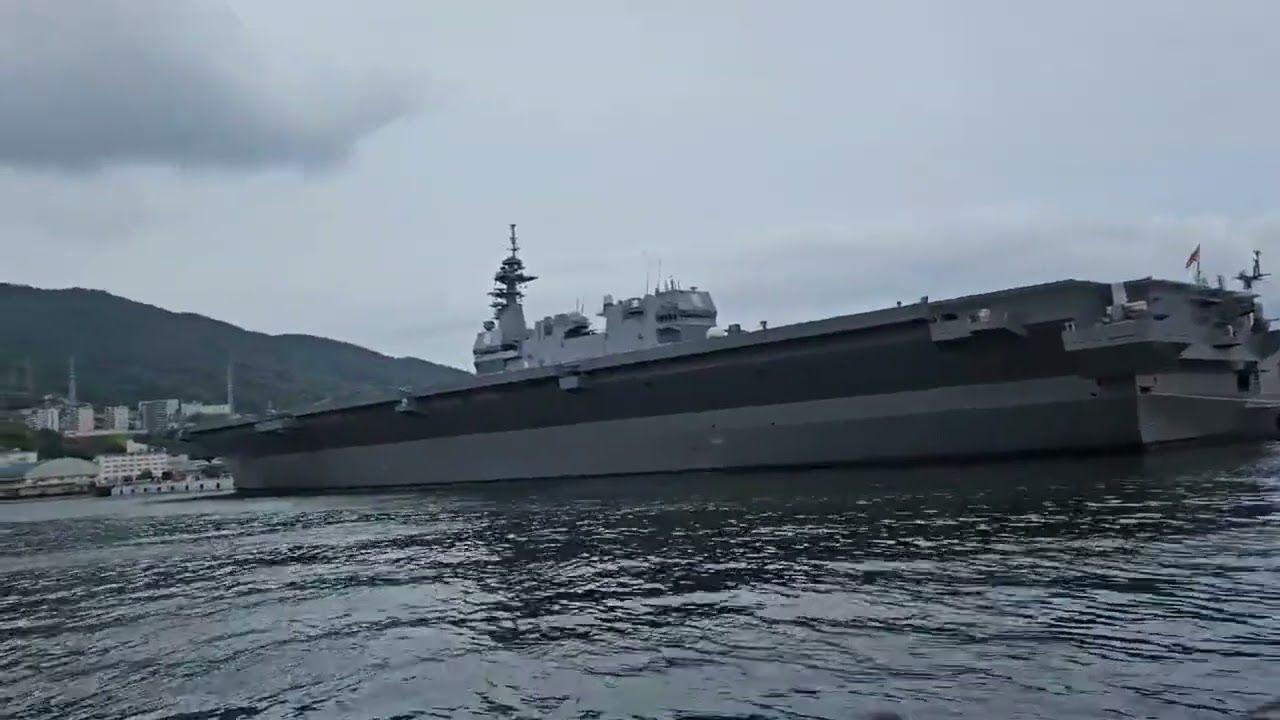 일본 해상자위대 경항공모함 카가(Kaga)함-(안보견학2)