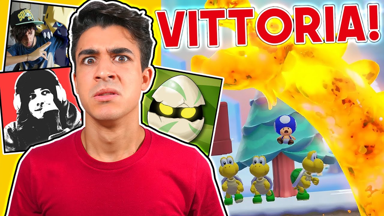 Competizione con FROZ3N, POKETONX e FRAKE! - Mario Maker 2 ITA