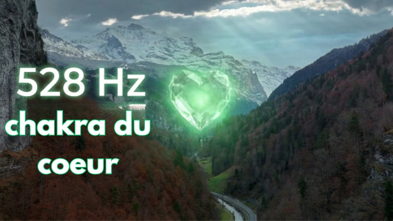 vidéo , fréquence , musique  528 HZ  connexion chakra du coeur , Aide a la relation au autres