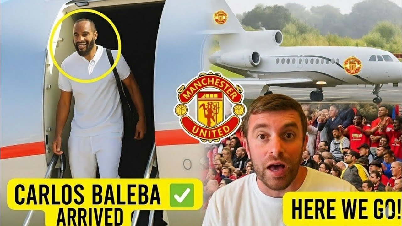 JUST IN! CARLOS BALEBA ARRIVES FOR MEDICAL THIS MORNING AS MAN UNITED EDGE CLOSER TO  SIGNING