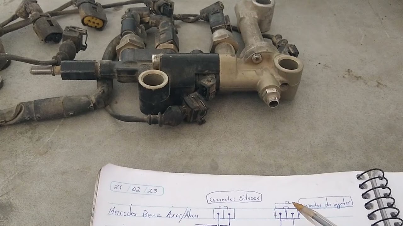 Resistência elétrica no injetor e difusor do arla - Mercedes Benz