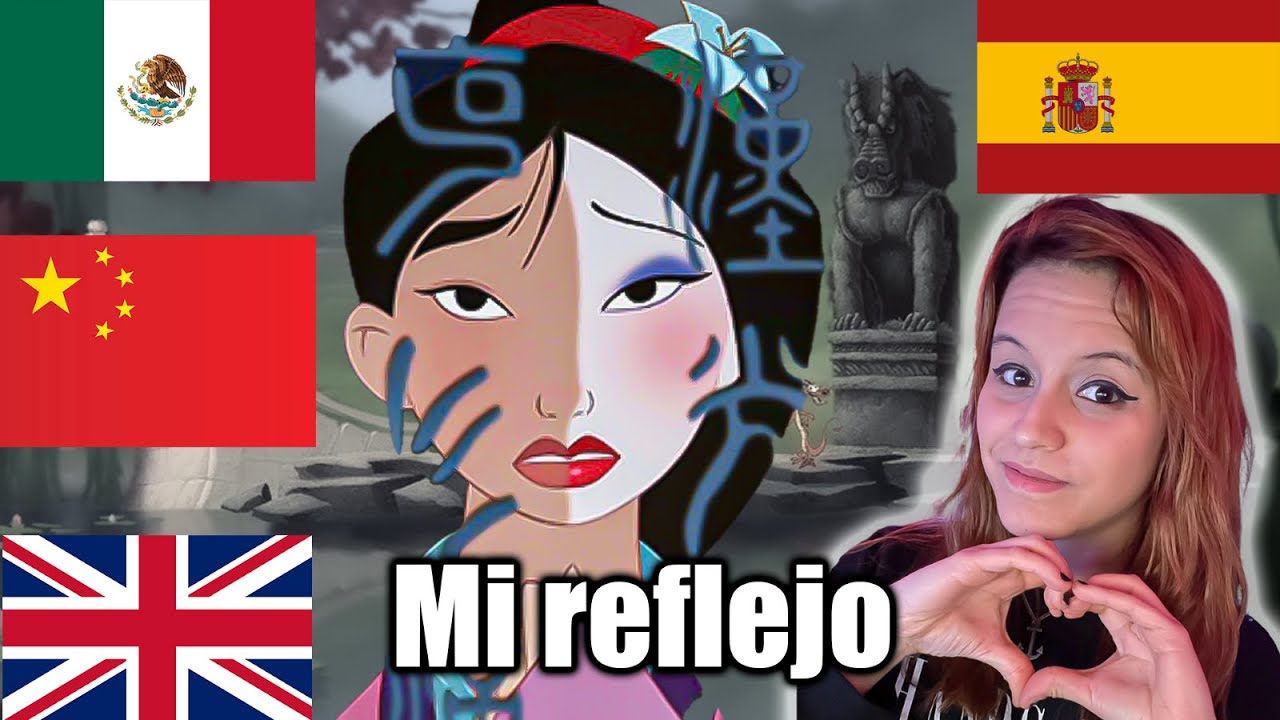 ESPAÑOLA reacciona a MI REFLEJO en DOBLJE LATINO + | Castellano inglés y chino |