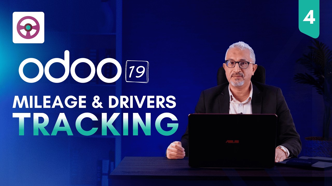 Mileage & Driver Tracking | Odoo 19 Fleet Management Application - HR Module (Episode 4)