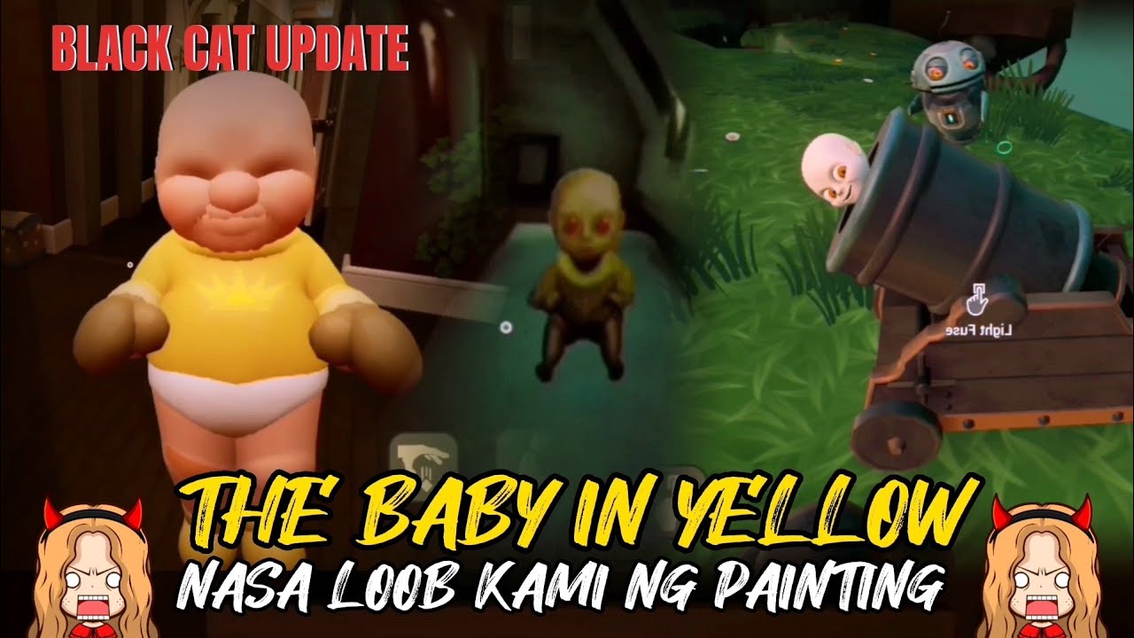 The Baby Yellow: Black Cat Update | Dinala Ako ng Pusa sa Loob ng Painting