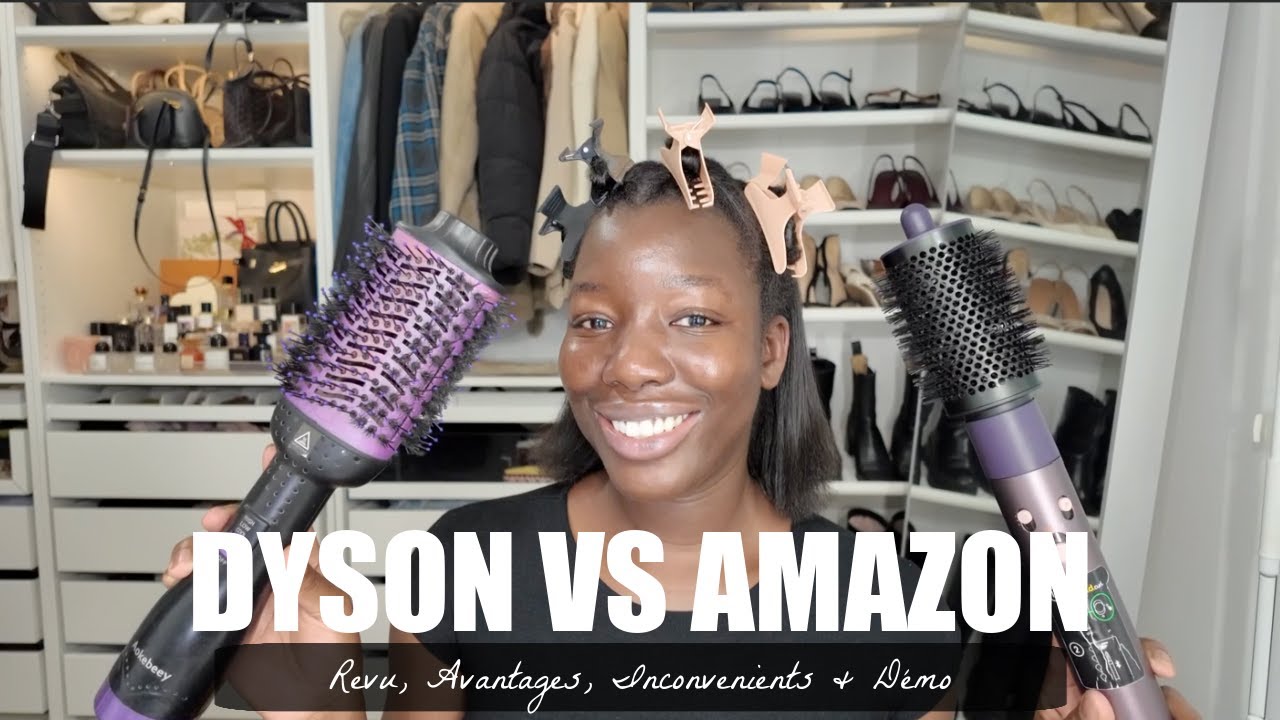 Dyson Airwrap à 600€ vs Brosse soufflante Amazon à 40€ — la vérité (Démo & comparatif)
