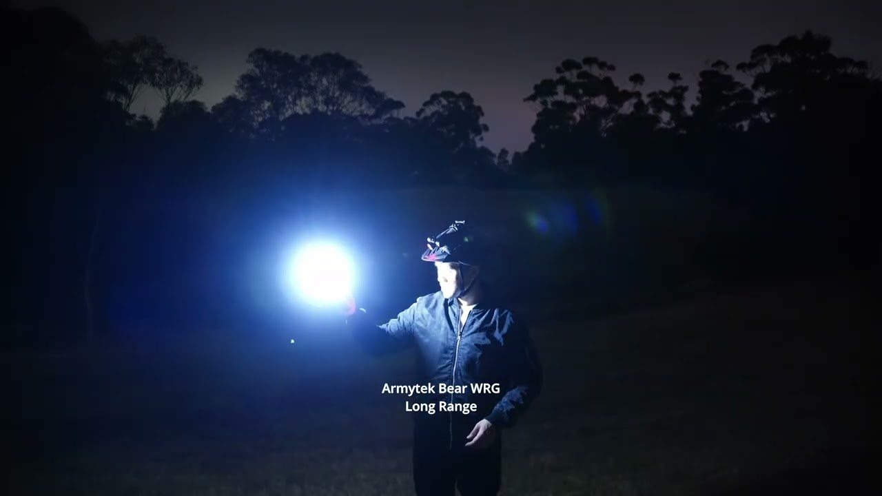 Armytek Bear WRG: Beamshots