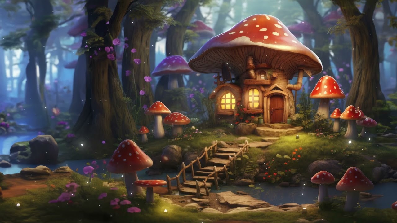 Mystical Enchanted Forest 🌲 Fantasy Ambience for Study & Relax (1 Hour)
