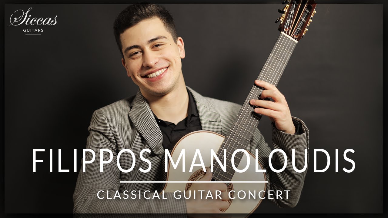 Filippos Manoloudis - Online Guitar Concert  | ANTWERPEN GUITAR FESTIVAL WINNER 🏆 | Siccas Guitars