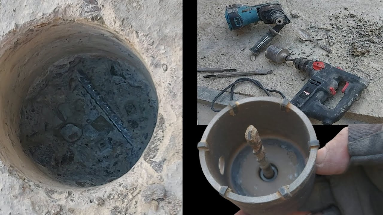 Carotare 15 cm in beton B250! HOMEMADE