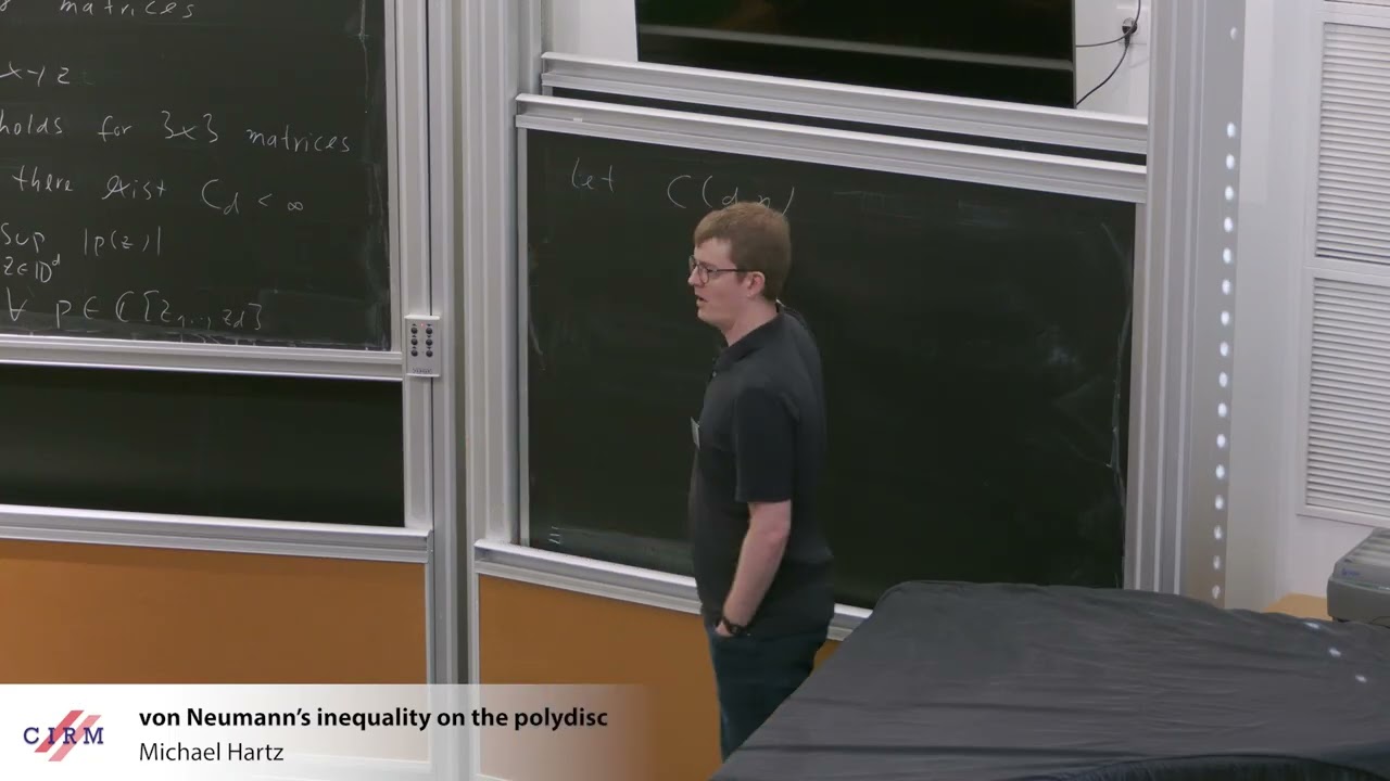 Michael Hartz: von Neumann&rsquo;s inequality on the polydisc