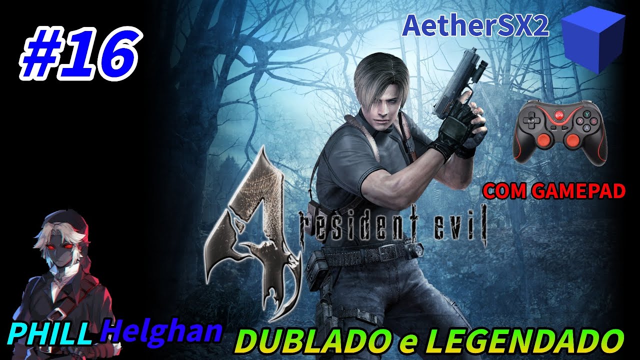 Resident Evil 4 Dublado e Legendado #16 (gameplay com gamepad) AetherSX2