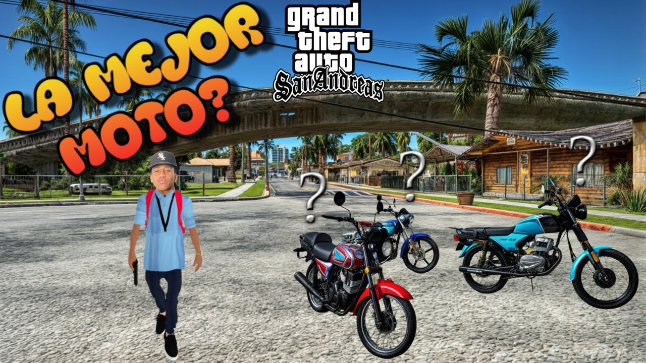 CONSEGUI MOTOS VENEZOLANAS EN GTA SA ANDREAS..