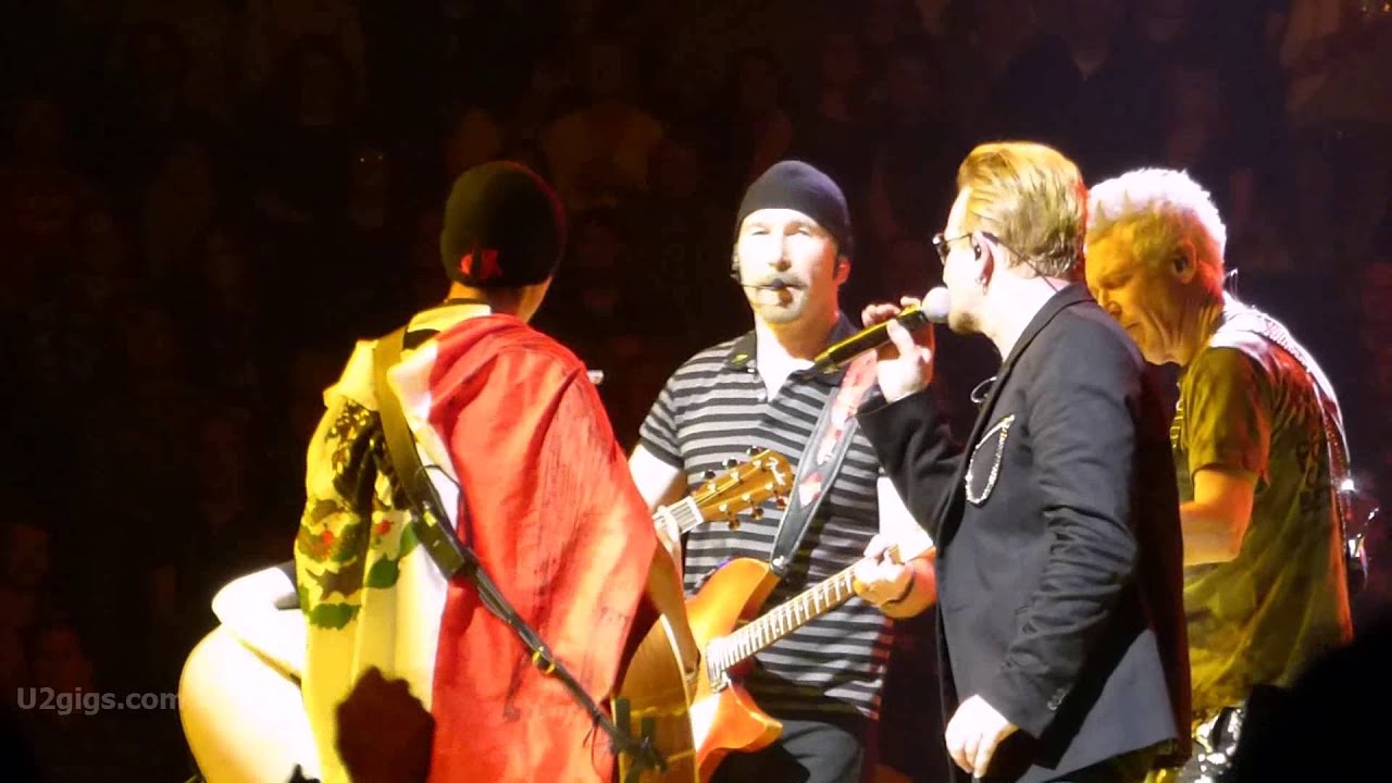 U2 Angel Of Harlem, Belfast 2015-11-19