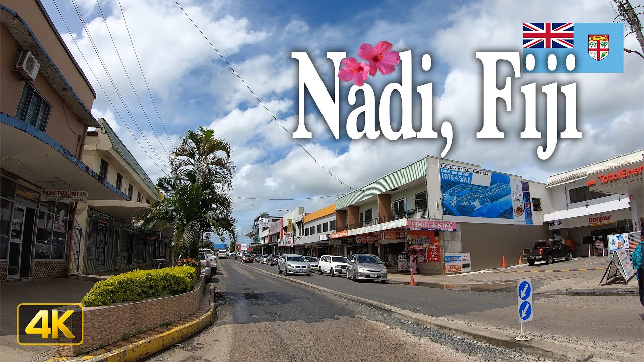 Nadi, Fiji 🇫🇯 a Driving tour around the town of Nadi in Fiji