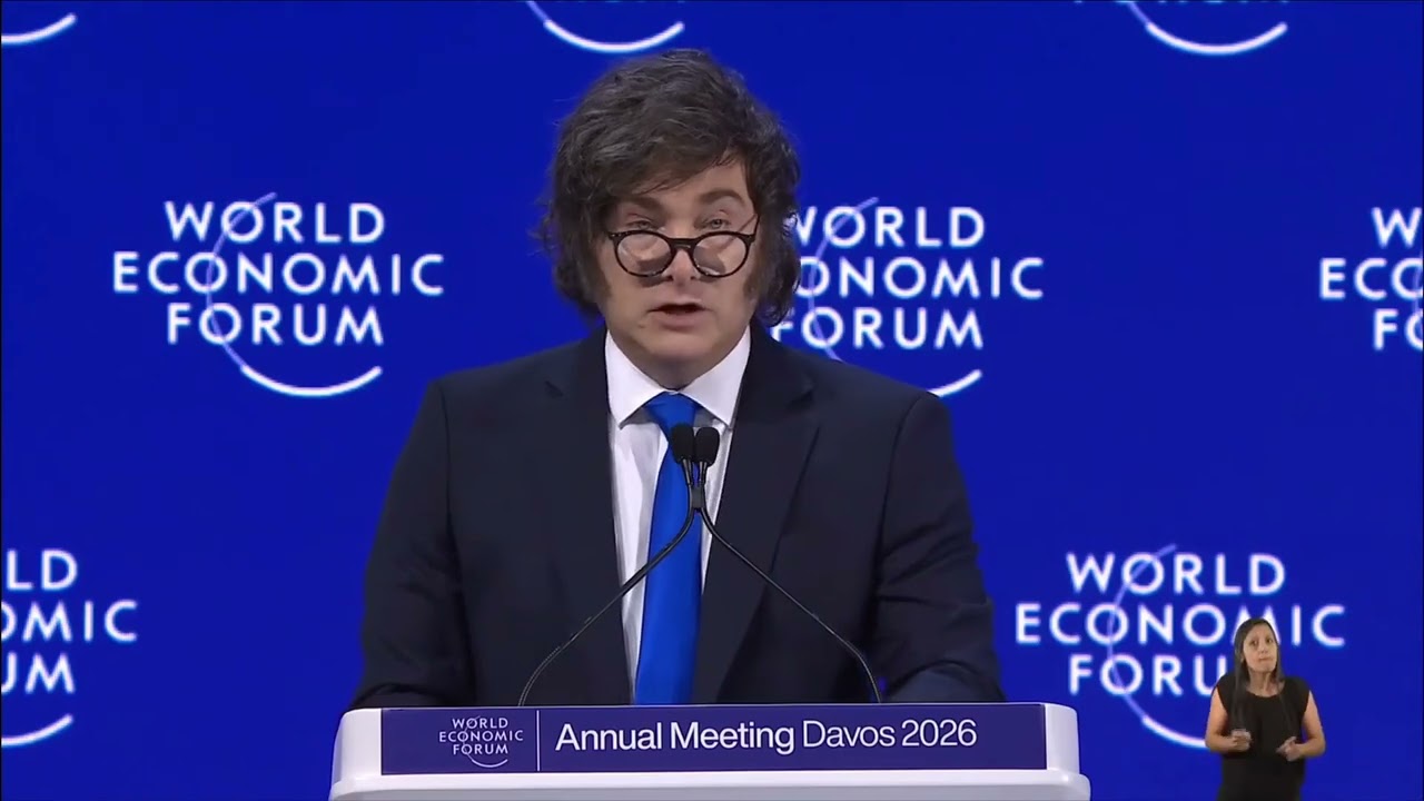 Discurso completo de Javier Milei en Davos 2026: “Maquiavelo ha muerto