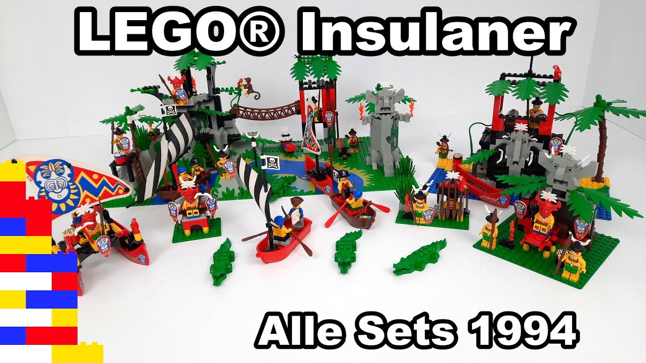 LEGO® Insulaner/Piraten - Eine Reise in den bunten Dschungel karibischer Inseln aus 1994 [Theme]