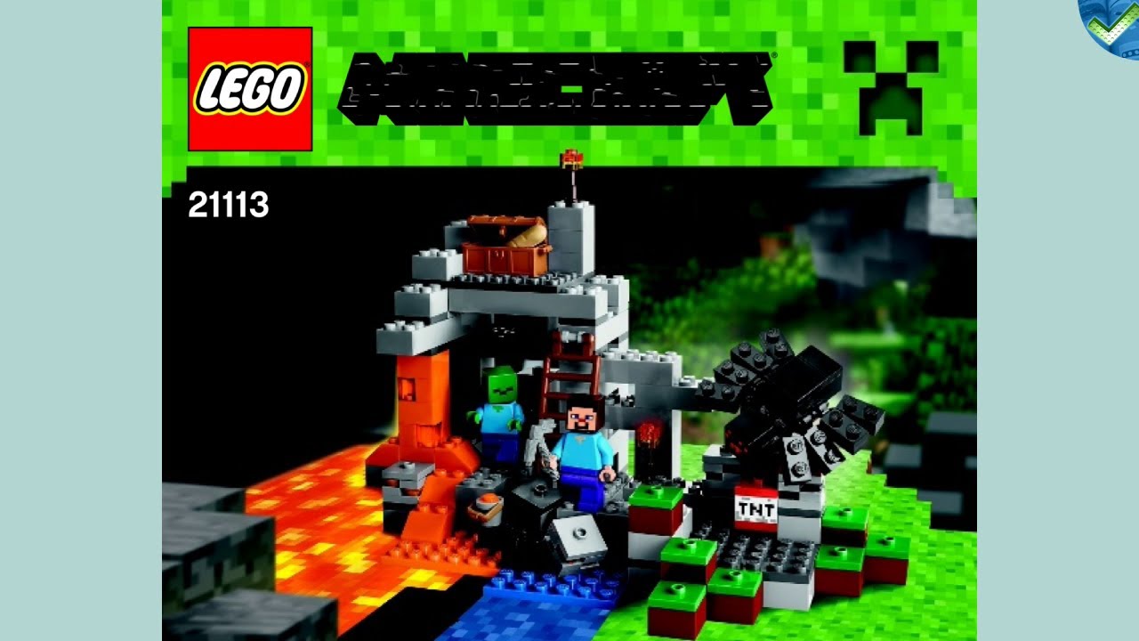 21113 The Cave LEGO® Minecraft Manual at the Brickmanuals Instruction Archive