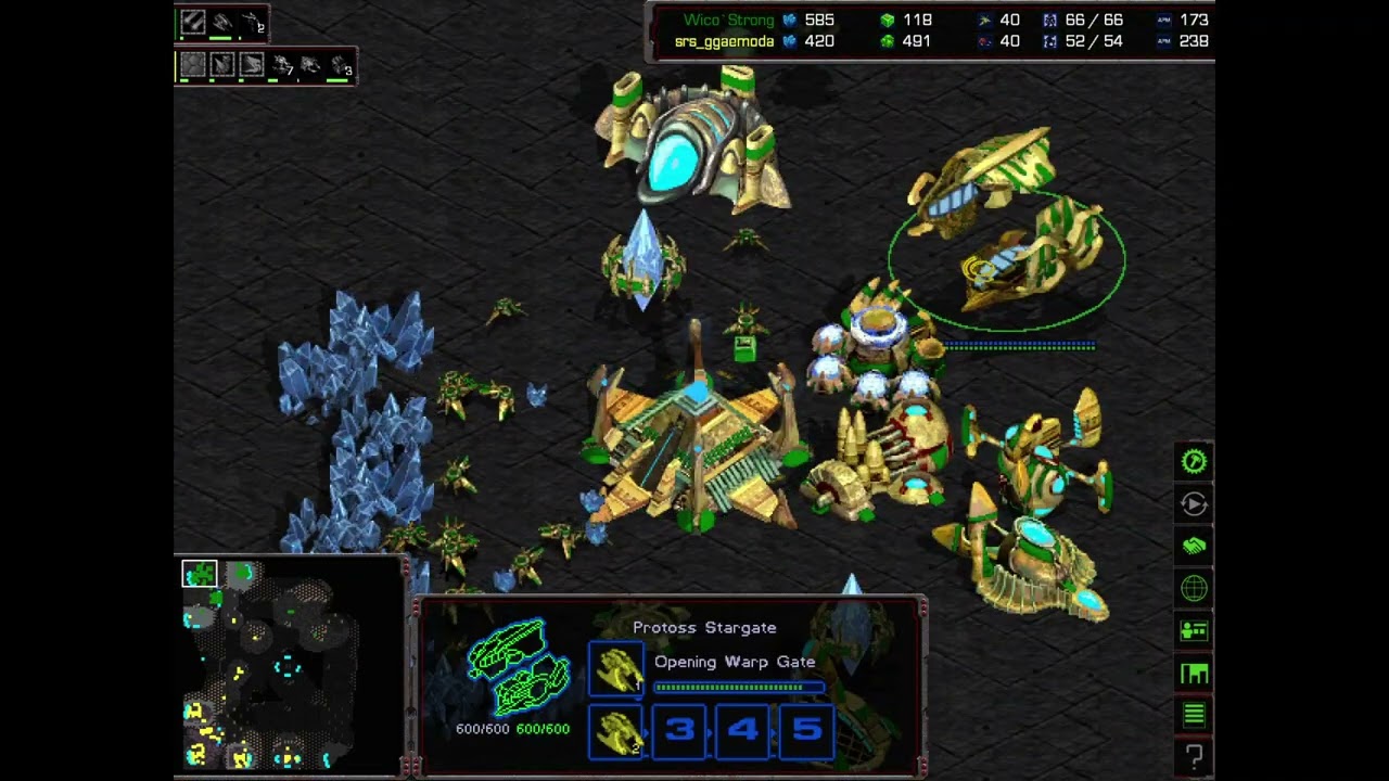 ggaemo vs Wico Strong - StarCraft - BroodWar Remastered - 2024 (Zerg vs Protoss on Kick Back), 김경모