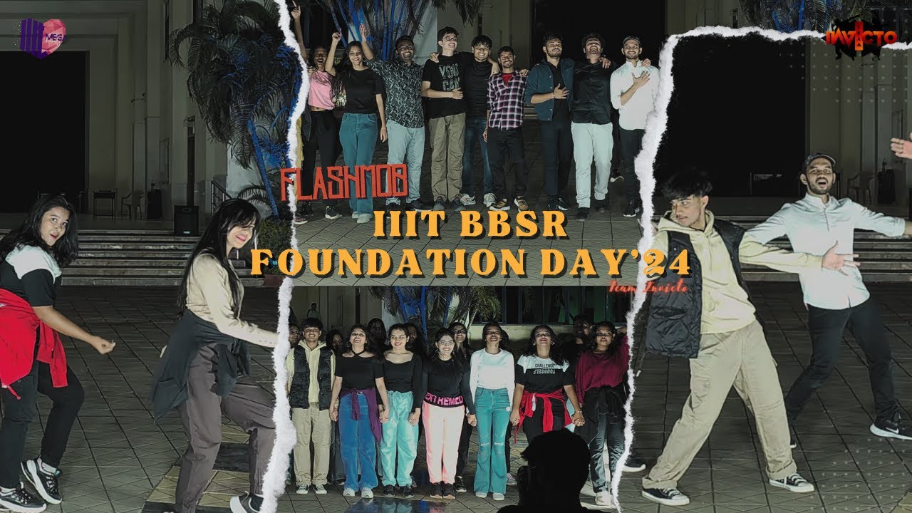 IIIT Bhubaneswar Foundation Day Celebration | Flashmob 2024