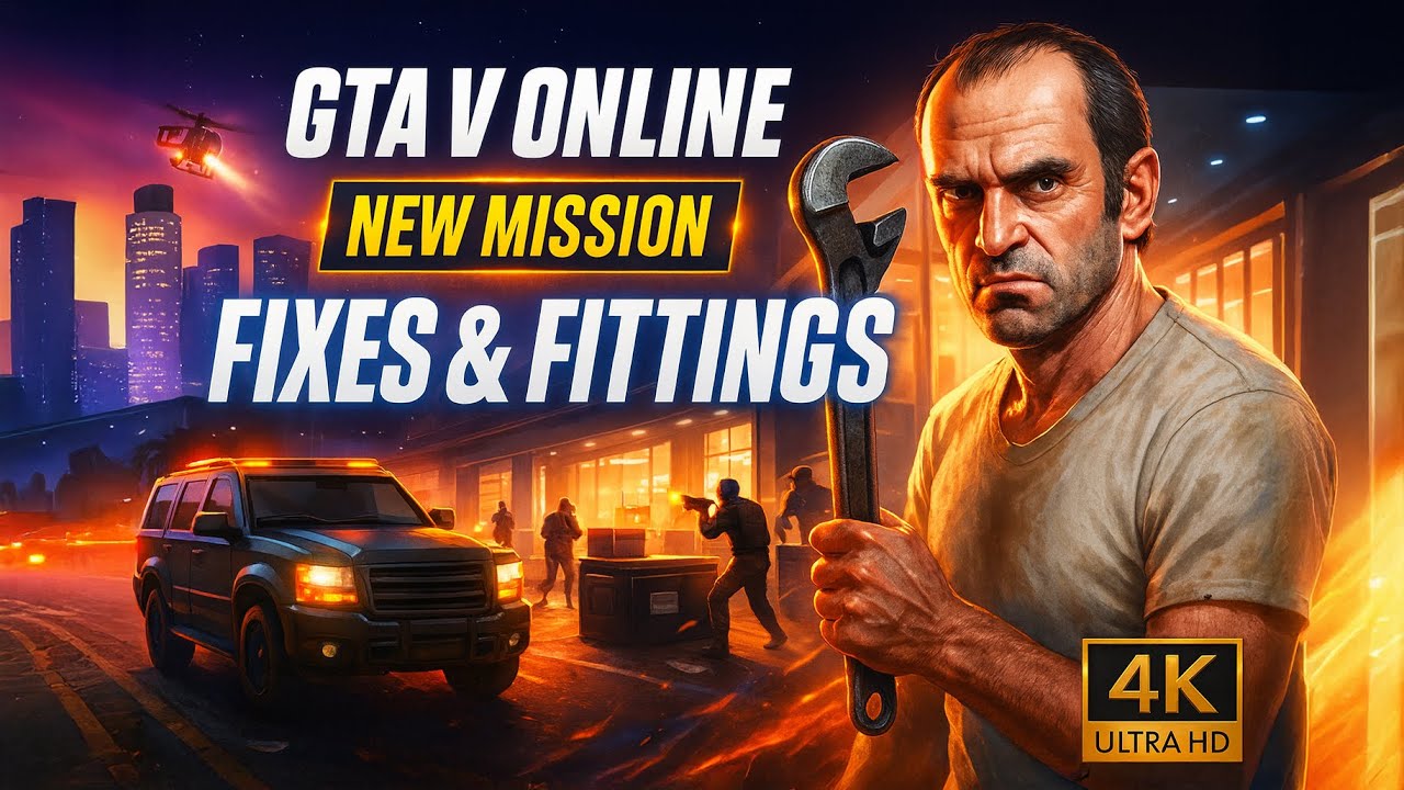 GTA V Online – New Listings: Fixes & Fittings Mission | Episode 2 (PS5/4K HDR)