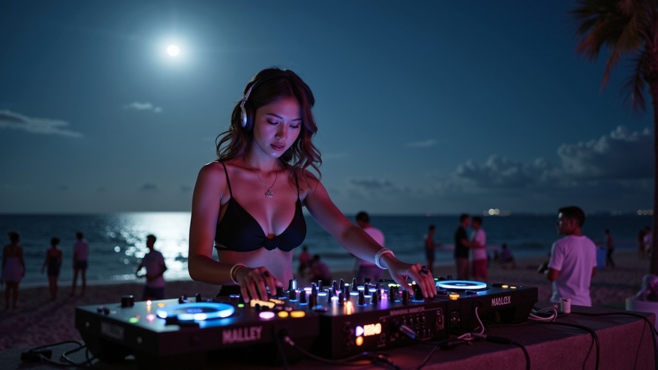Deep House Beach Night Mix Sunset Vibes DJ Set Chillout Lounge 2026