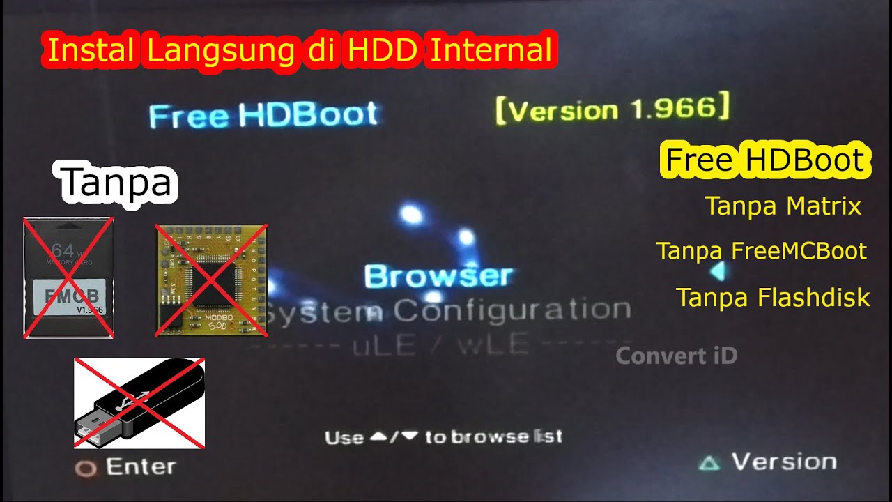 Cara Pasang FreeHDBoot Langsung ke Hardisk Internal