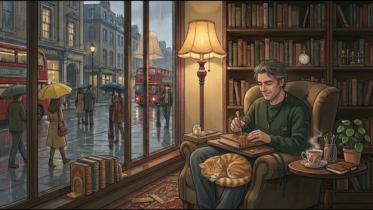 Lofi Jazz Piano ☕ | Reading Music, Study Focus, Calm Instrumental Chill Mix