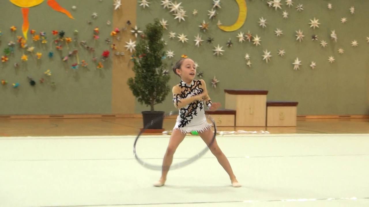 Chiara Adler - GUG-Cup, Graz 3.4.2016 / Rhythm. Sportgymnastik (Reifenübung)