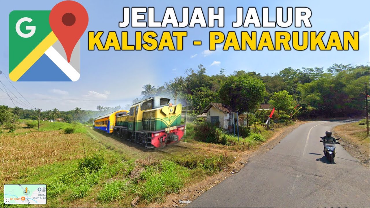 Menelusuri Jalur Kereta Api Kalisat - Panarukan Via Google Maps