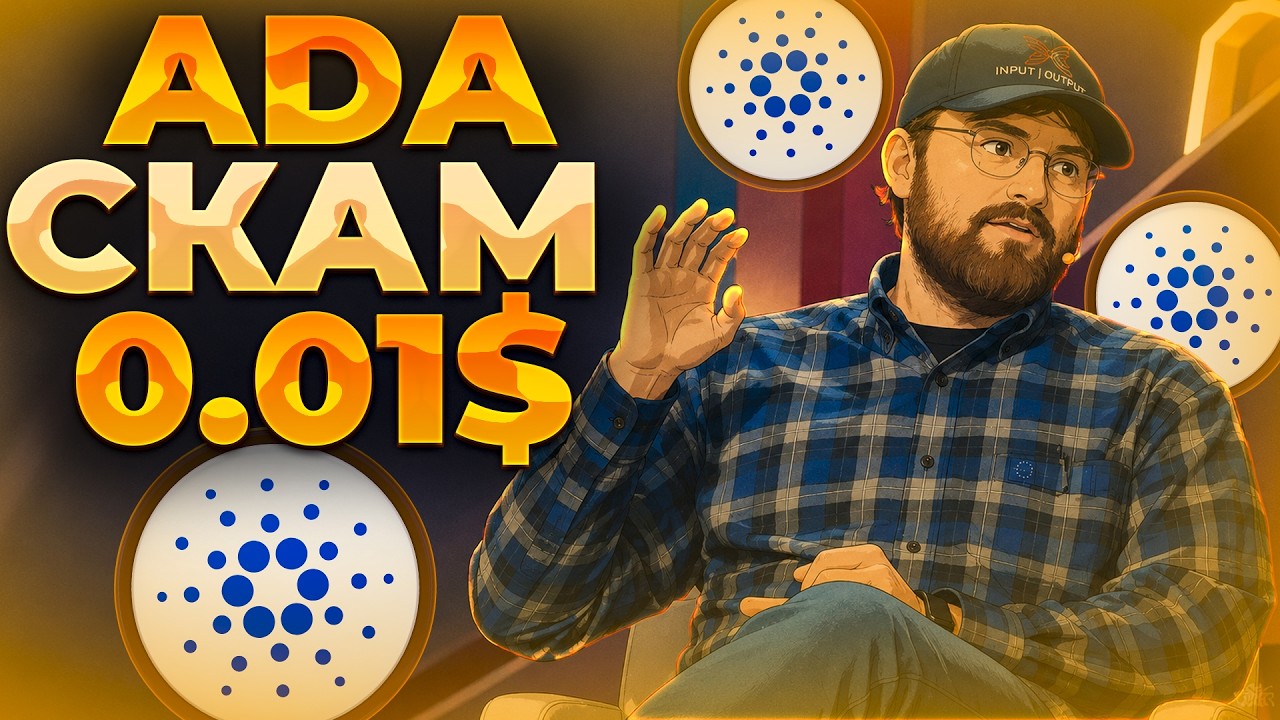 CARDANO ЗАСКАМИЛАСЬ? ХОСКИНСОН УХОДИТ! ADA 0.01$?
