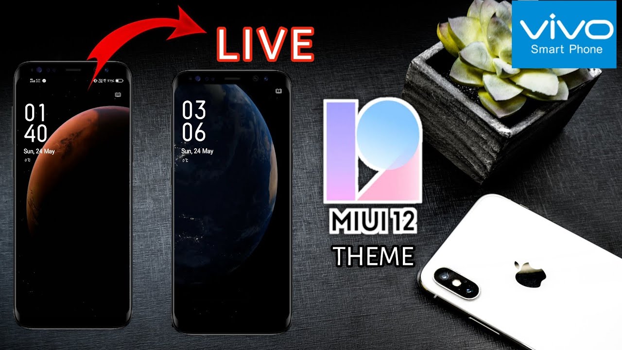 Dark miui12 theme for vivo | vivo themes | vivo tema | theme vivo