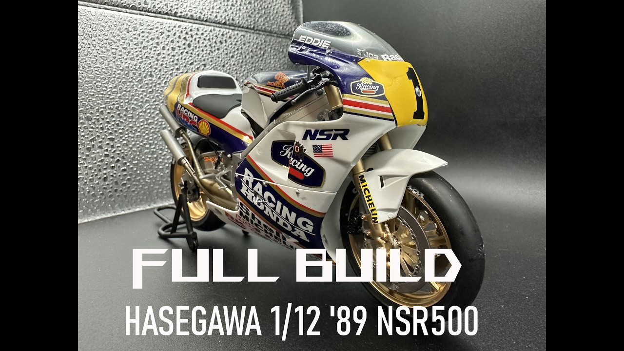 「バイクプラモデル制作」ハセガワ 1/12 NSR500　Full Build