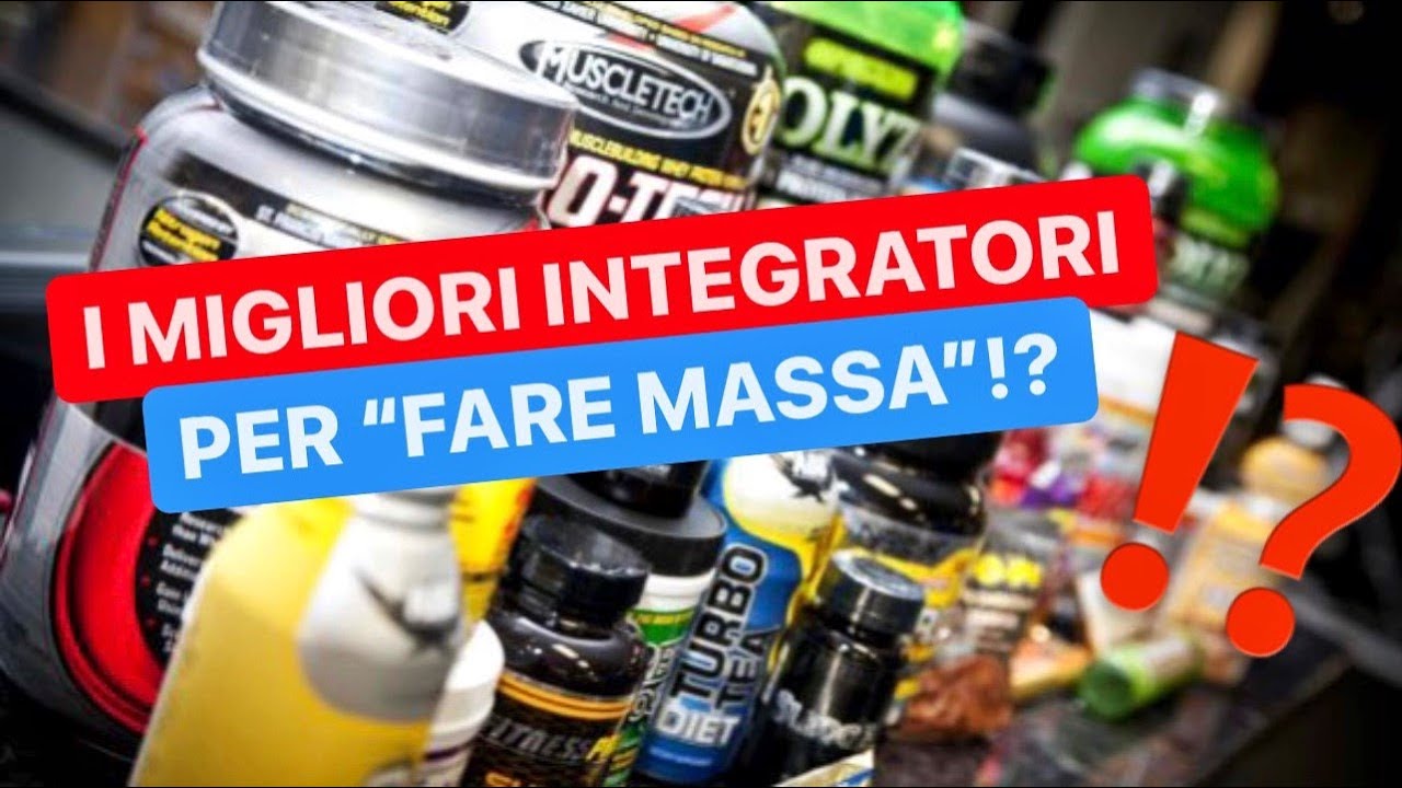 🎥 MASSA MUSCOLARE & INTEGRATORI: QUALI USARE? ECCO I MIGLIORI 4 SECONDO LA SCIENZA‼️