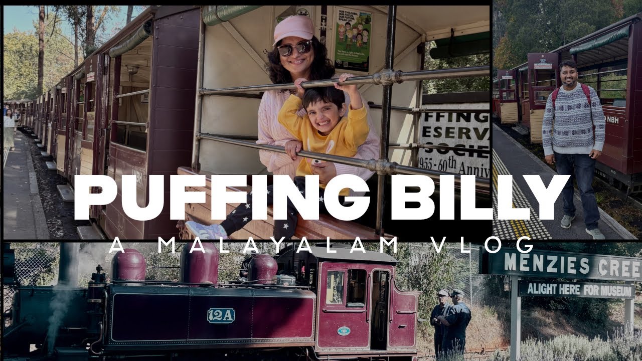 Puffing Billy Heritage Train Ride | Belgrave to Lakeside | Melbourne