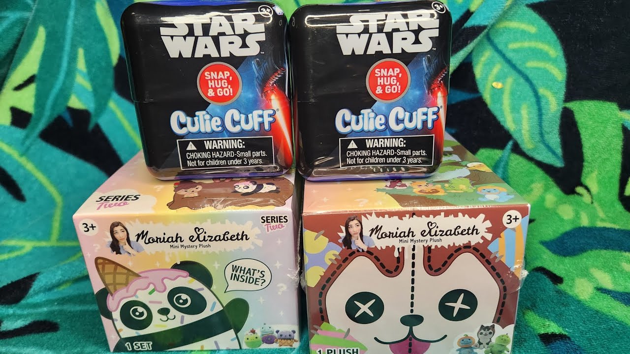 Moriah Elizabeth Halloween Plush, Moriah Elizabeth Dessert Plush,  Star Wars Cutie Cuff