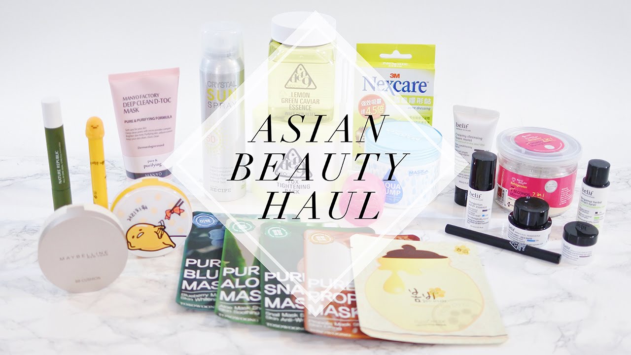 Korean and Japanese Makeup + Skincare Haul | LookMazing