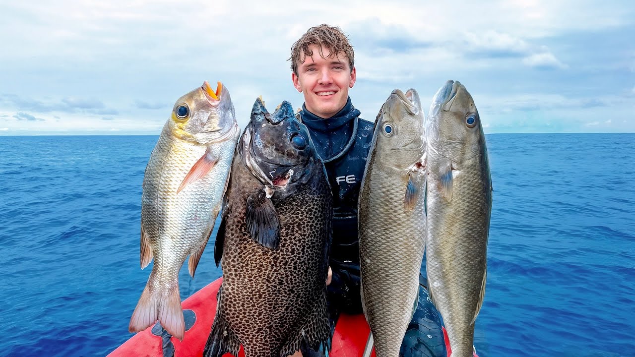 Exploring Untouched Zones | Spearfishing Hawaii | Catch & Cook