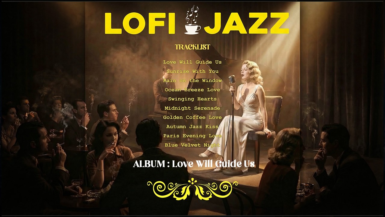 1940s Vintage Lofi Jazz 🎷 Smoky Midnight Jazz Bar Ambience | Relaxing Jazz Beats for Late Night