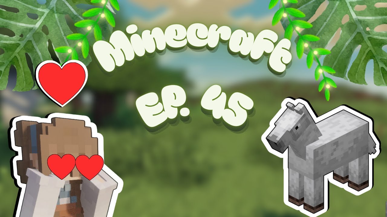 Cozy Minecraft Ep. 45 Trying to Save a Zombie Villager and Taming a Horsey 🐴🧟