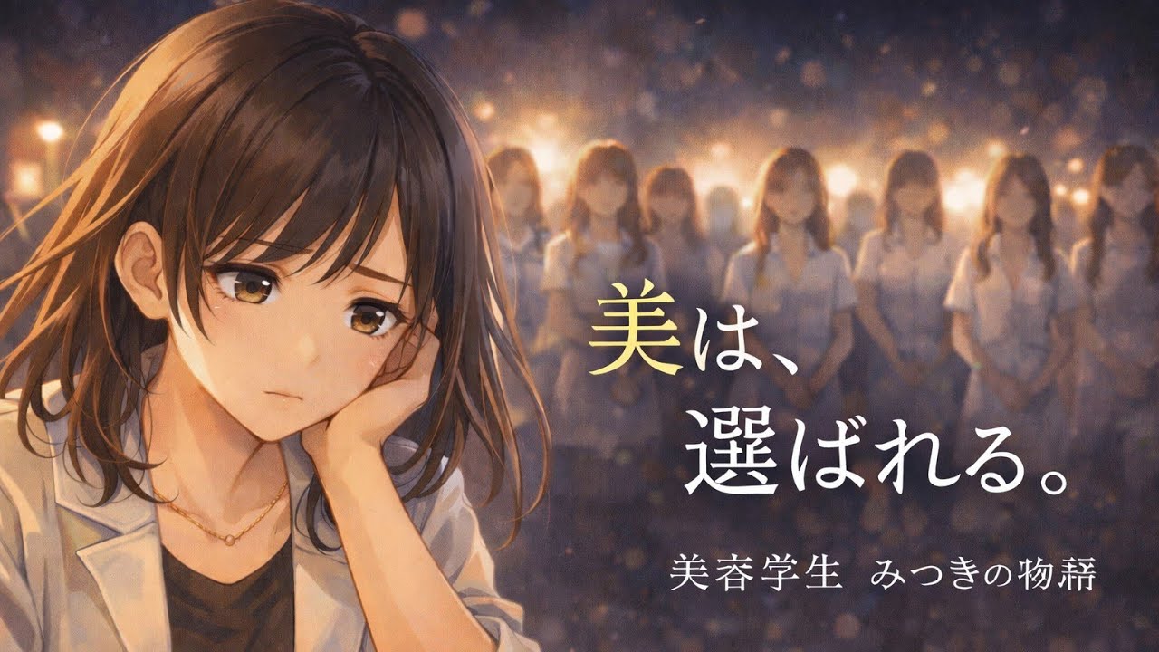 【AI小説】美は、えらばれる/美容学生 みつきの物語 