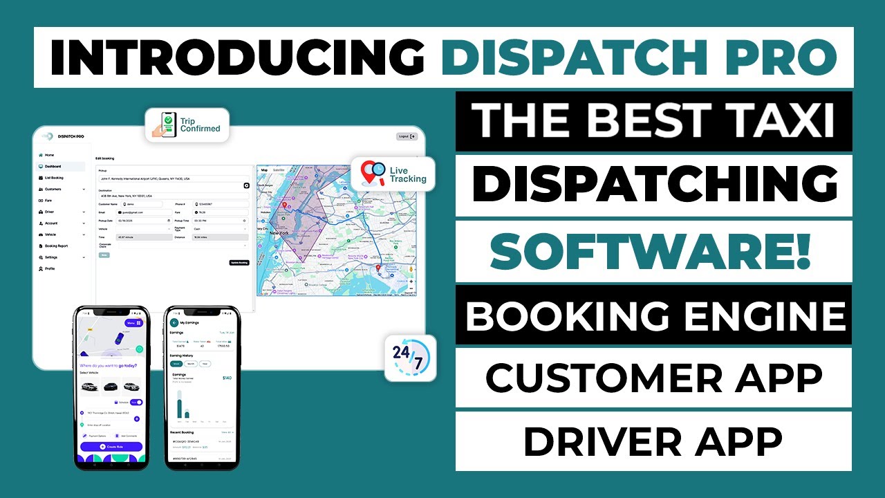 Introducing Dispatch Pro &ndash; The best taxi dispatching software!